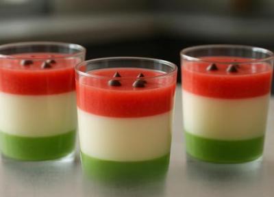 طرز تهیه پاناکوتا هندوانه دسر یلدایی به سبک کافی شاپی طرز تهیه پاناکوتا هندوانه دسر یلدایی به سبک کافی شاپی